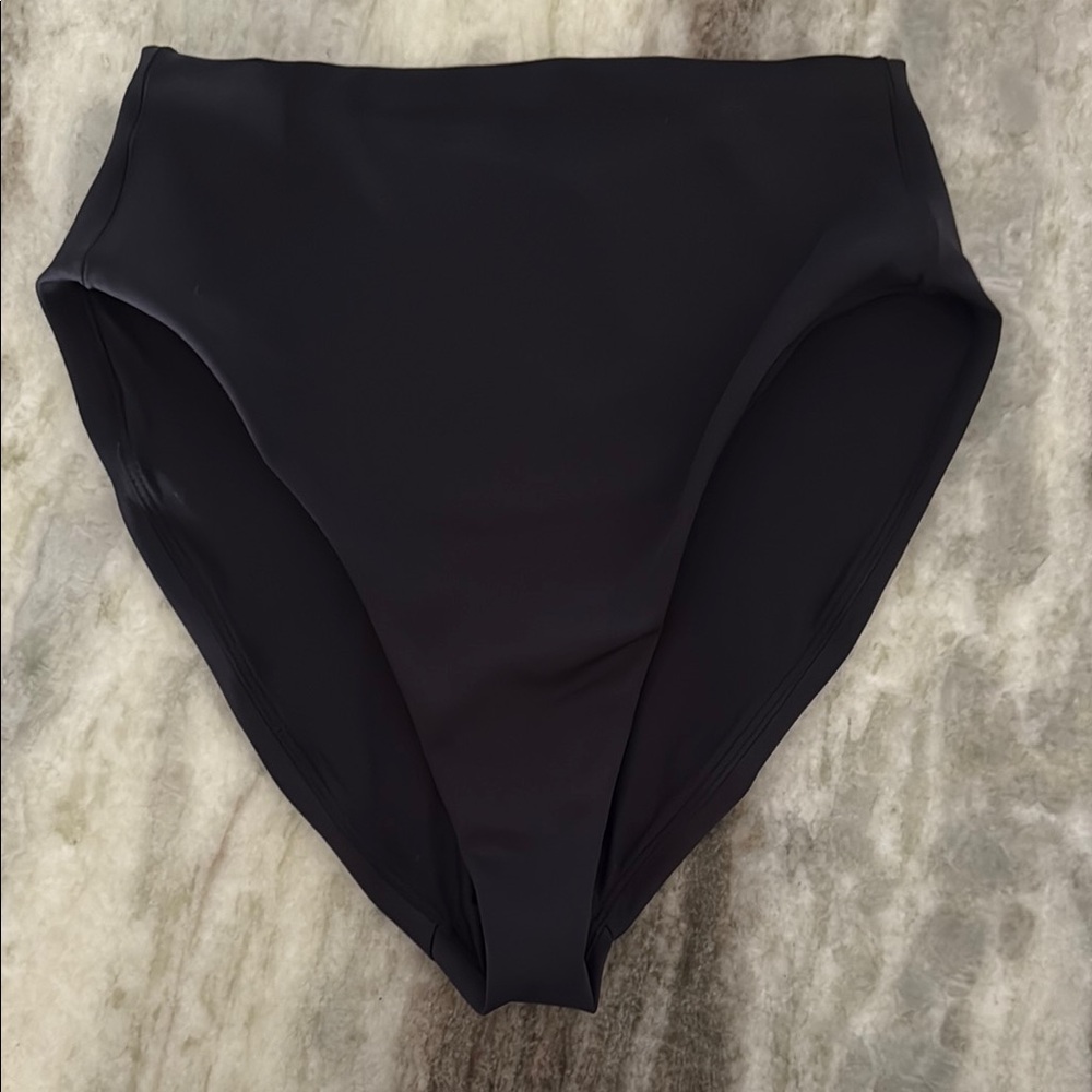 Left On Friday Black High-Cut Bikini